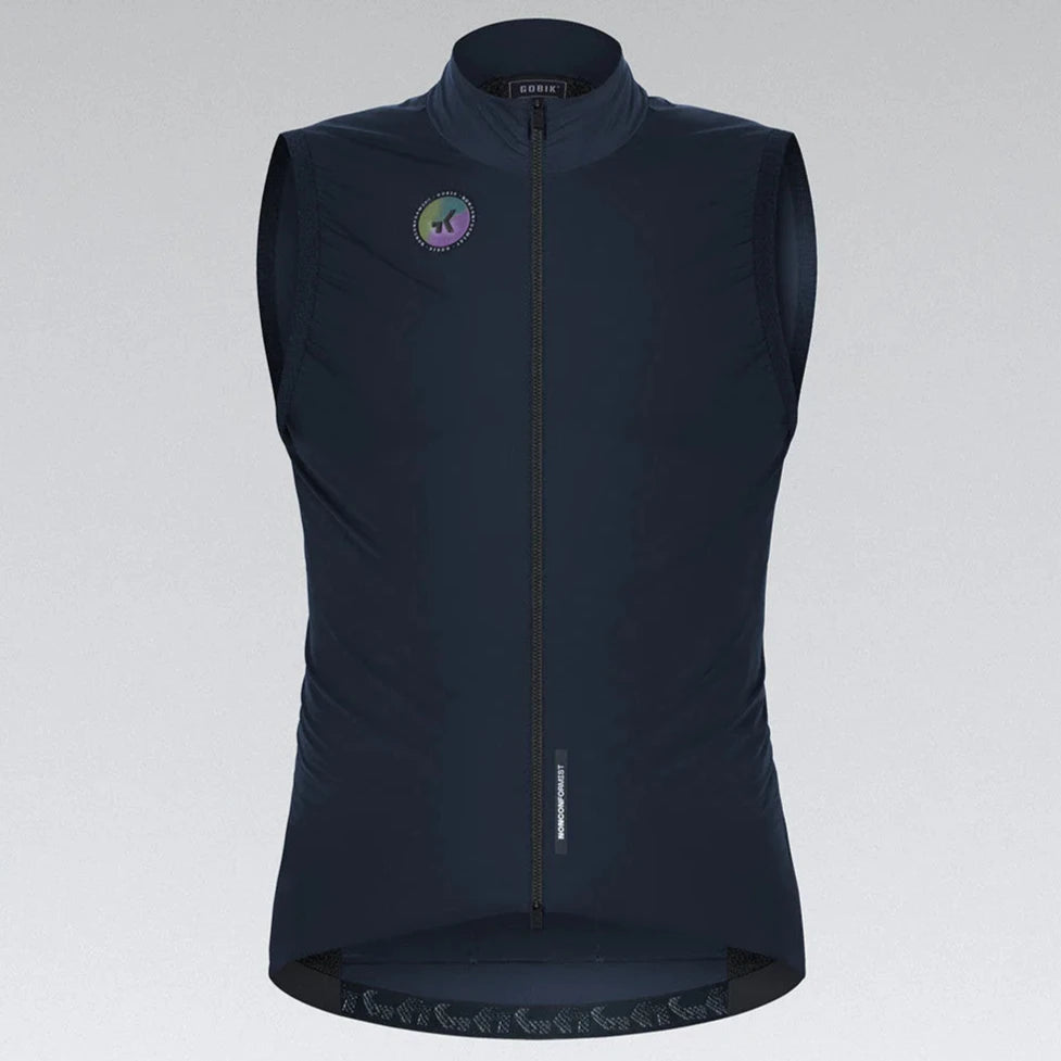 Cycling shorts with adjustable shell-Gilet Gobik Eminent 2.0 - Blu