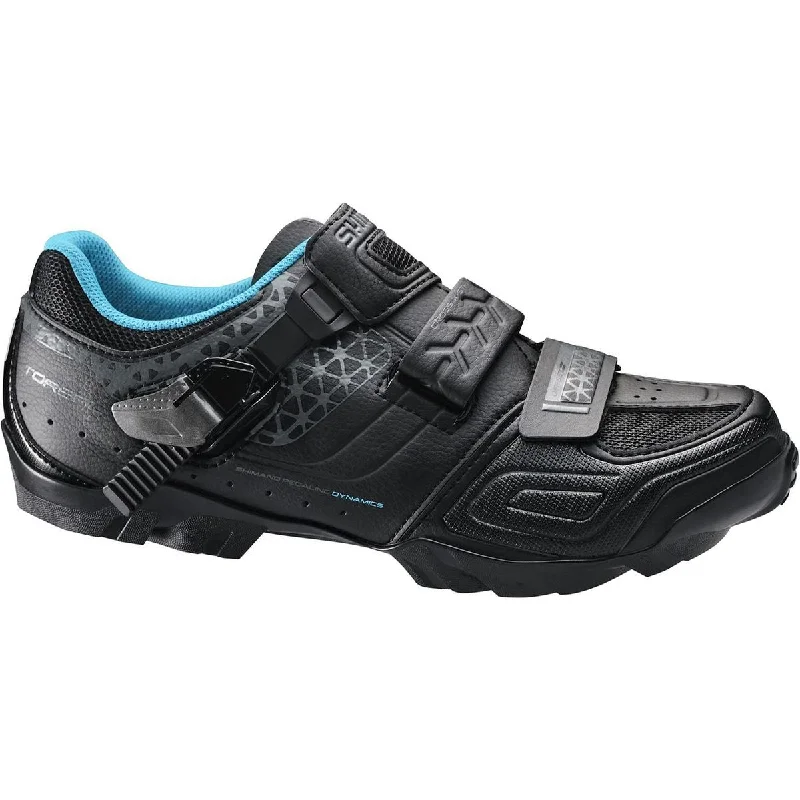 Bicycle riding shoes with adjustable lining-Shimano SHWM64L Shoe Black 39