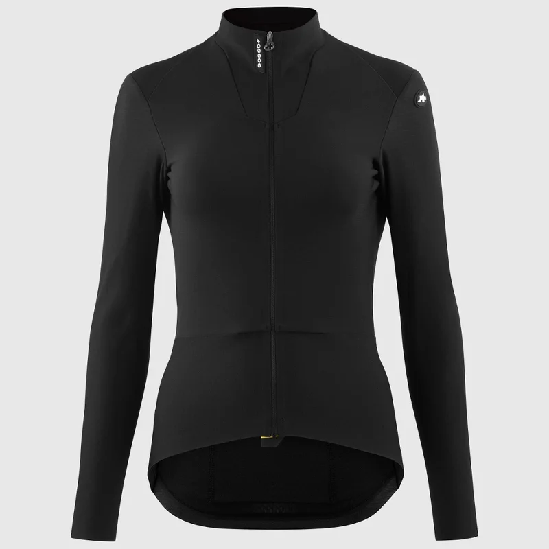 Bicycle jersey with adjustable lining-Maglia maniche lunghe donna Assos DYORA R Spring Fall LS S11 - Nero