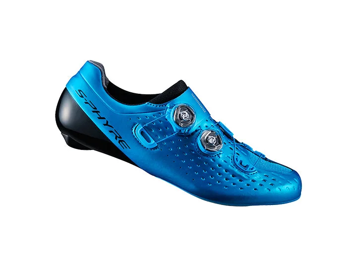 Bicycle jersey with adjustable shell-Shimano RC9 Shoe Blue 45