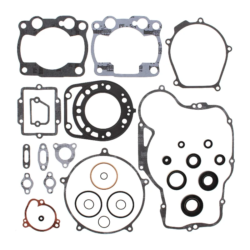 Bike jersey with ventilated design-VERTEX COMPLETE GASKET SET W/ OIL SEALS KAWASAKI