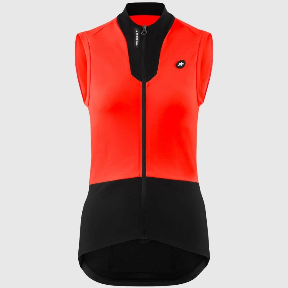 Bike helmet with adjustable design-Gilet donna Assos Dyora R Spring Fall S11 - Arancio