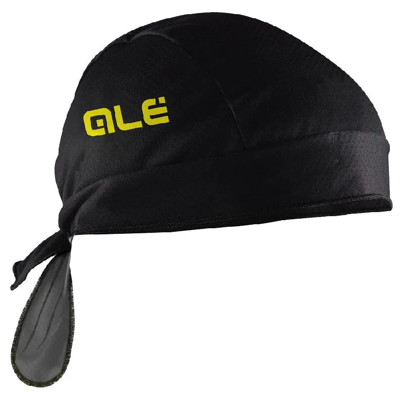 Bicycle helmet with ventilated guards-Bandana Ale - Nero Giallo