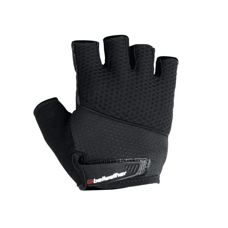 Bicycle shorts with ventilated grip-Bellwether Mens Gel Supreme Gloves – Black