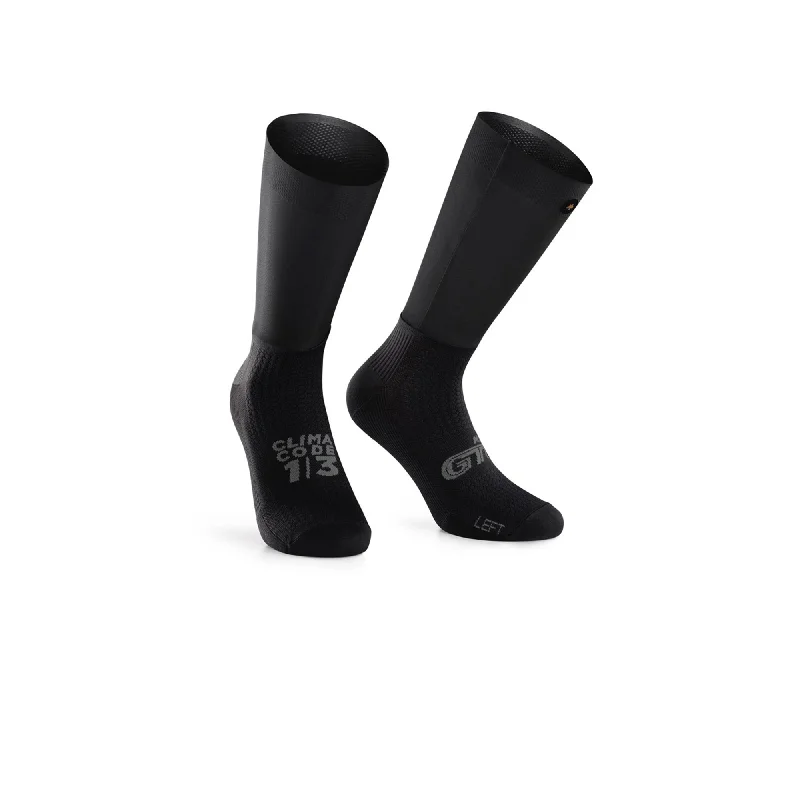 Bicycle rain pants with reinforced knees-Assos GTO Socks