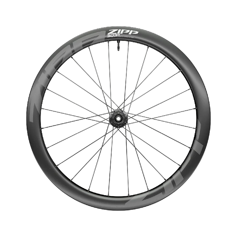 Cycling jersey for technical climbs-ZIPP 303S Carbon Tubeless Disc Brake Wheelset Front & Rear