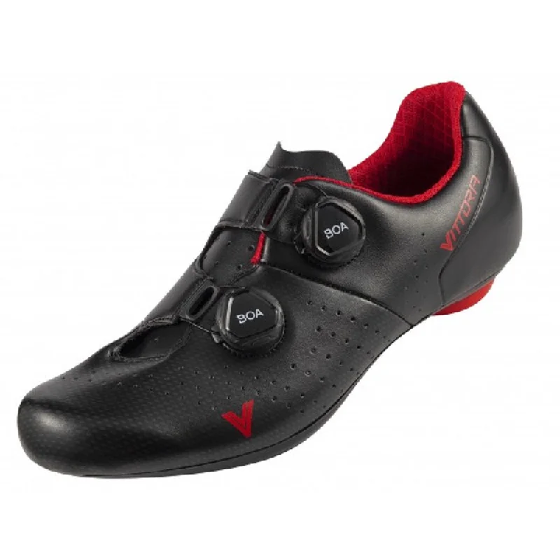 Bike helmet with adjustable weave-Vittoria Veloce Carbon Road Cycling Shoes (Black/Red) EU 38, EU 42