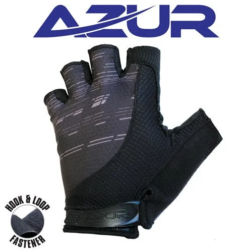 Bicycle helmet with ventilated weave-Azur Performance S7 Series Glove - Black