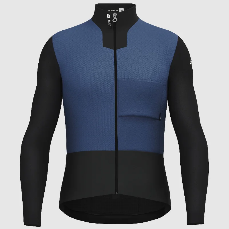 Bike riding vest with adjustable lining-Giacca Assos EQUIPE R HABU Winter S11 - Blu