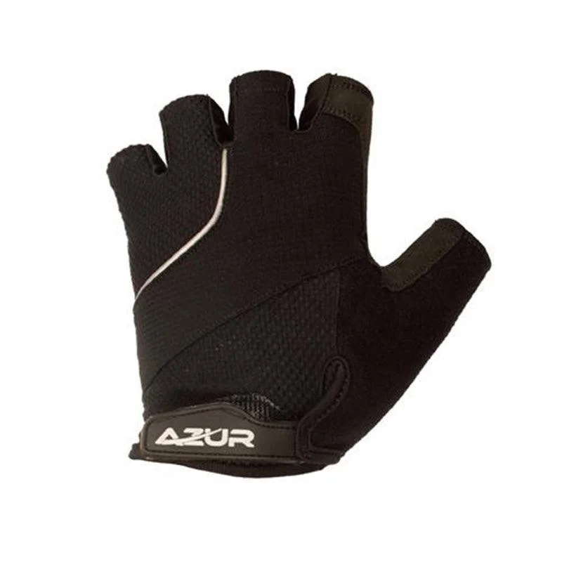 Bicycle arm warmers with adjustable straps-Azur Performance S6 Series Gloves - Black