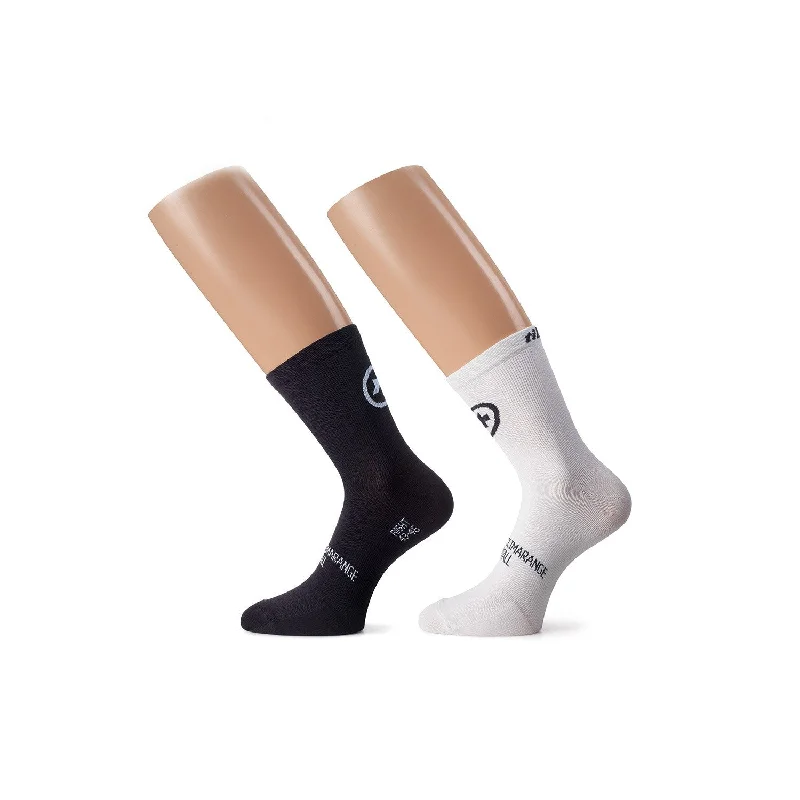 Bicycle jersey with adjustable padding-Assos tiburuSocks_evo8 - 2-Pack