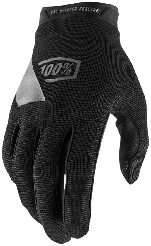 Bicycle socks with adjustable shell-100% Ridecamp Gloves - Black Full Finger Womens Large