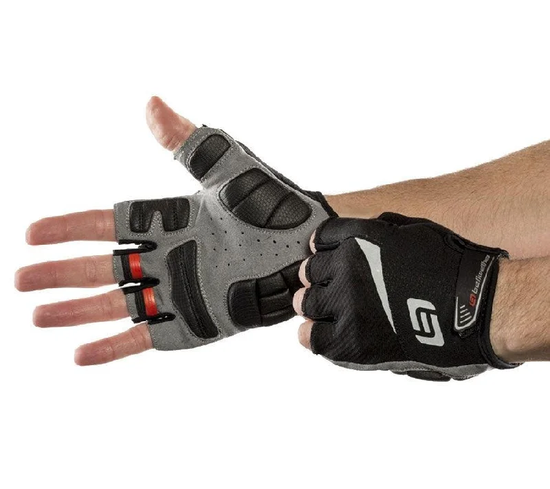 Bicycle jersey for technical biking-Bellwether Gloves Mens's Ergo Gel - Black