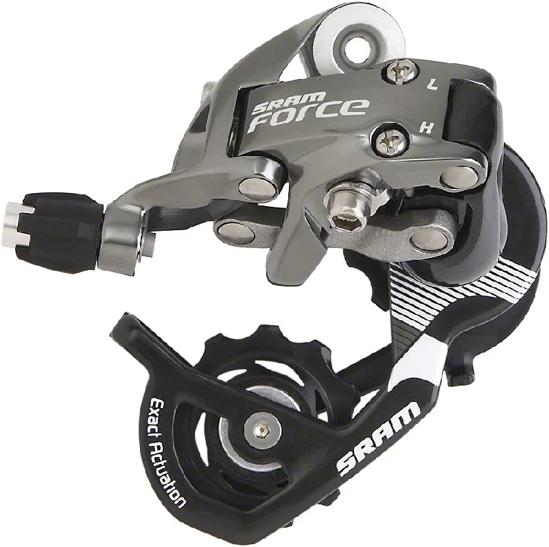 Bicycle socks with adjustable weave-SRAM Force Rear Derailleur - 10 Speed Short Cage Black