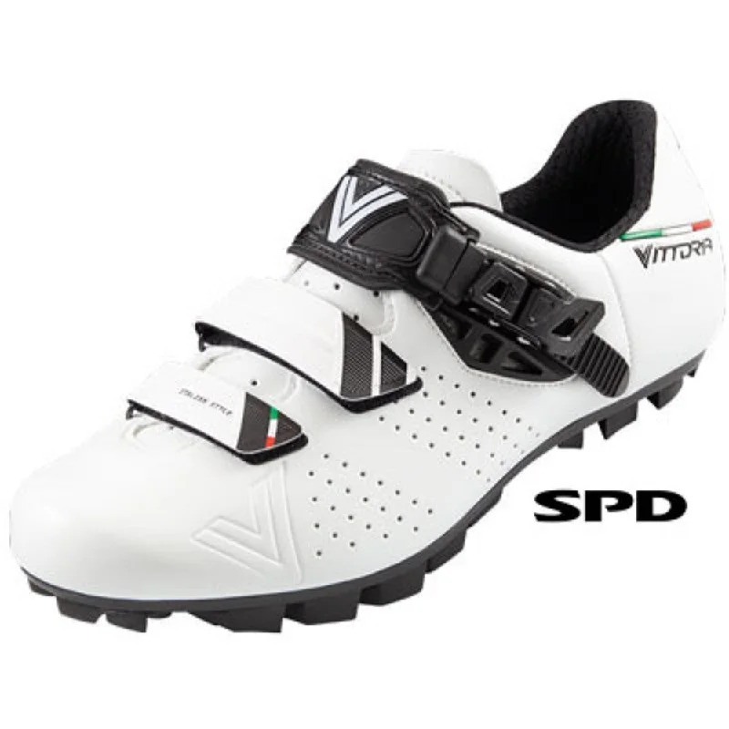 Bicycle arm warmers with adjustable straps-Vittoria Hera Performance MTB Cycling Shoes (White)