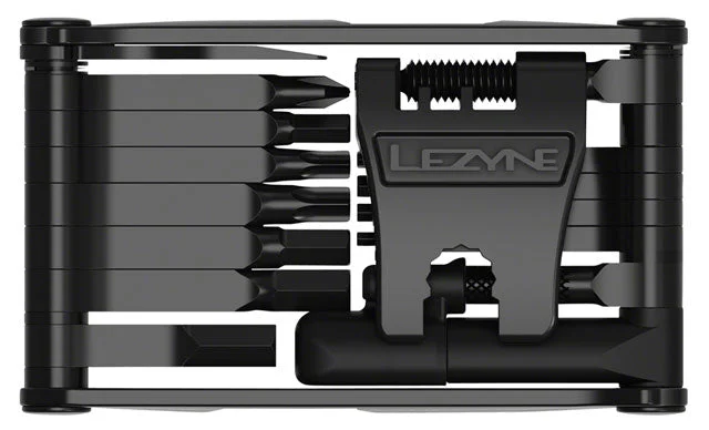 Bicycle arm warmers with adjustable straps-Lezyne SUPER V 23-Function Multi Tool, Black