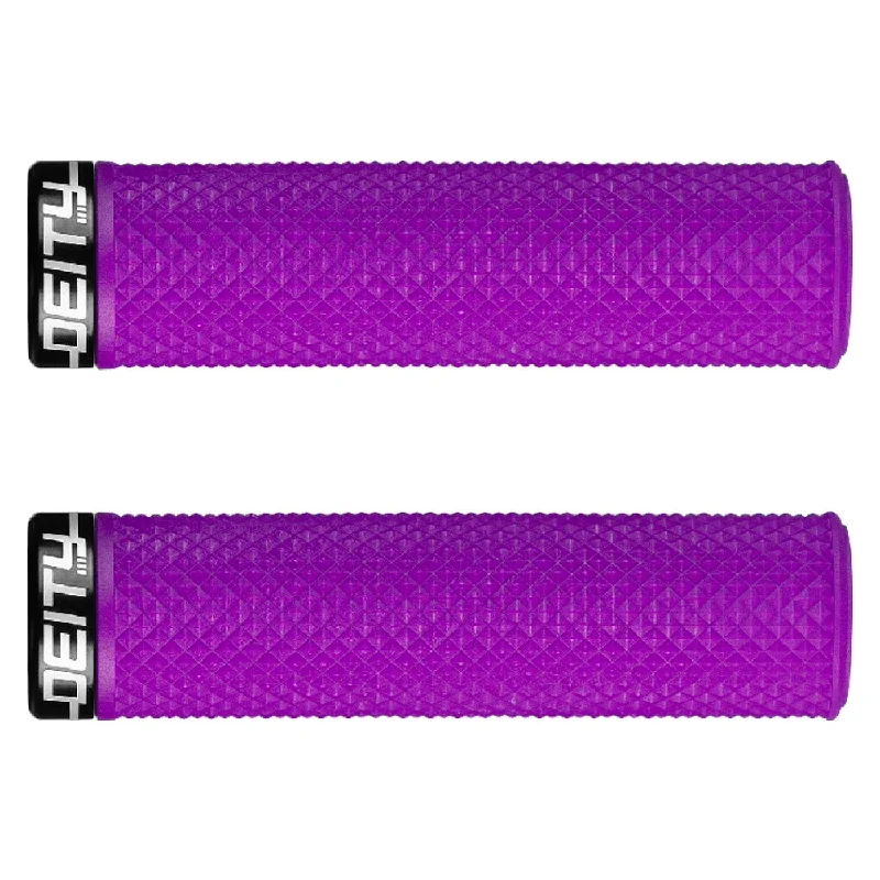 Bike riding knee pads with adjustable weave-Manopole Deity Supracush - Viola