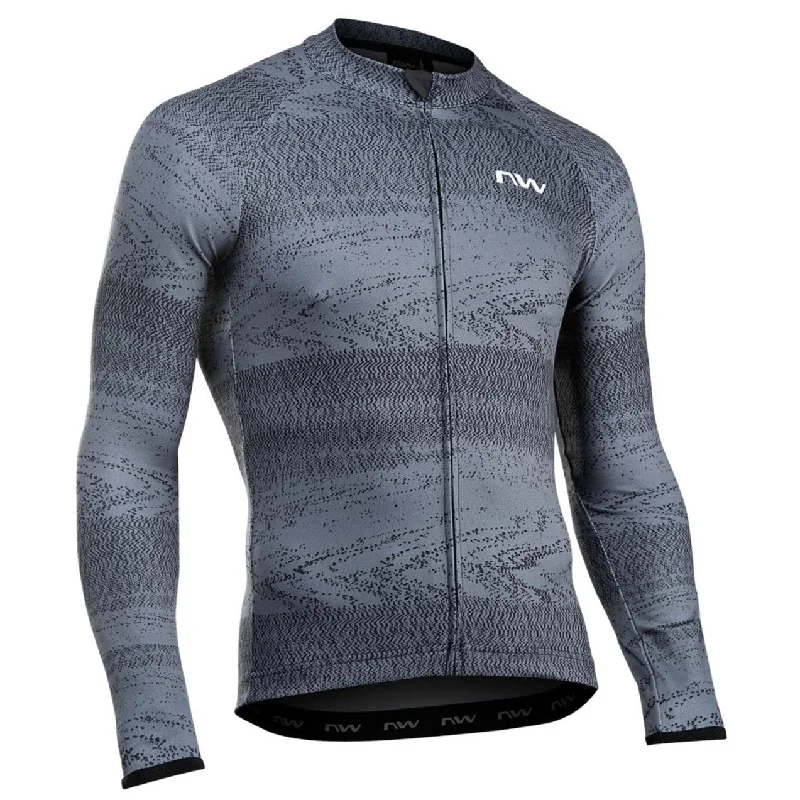 Cycling rain jacket with ergonomic fit-Maglia maniche lunghe Northwave Blade - Grigio