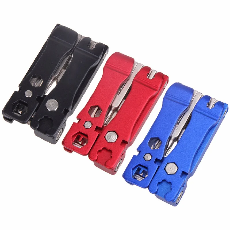 Bike riding backpack with ergonomic straps-19 in 1 Portable Bike Cycling Bicycle Multi Repair Tools Set Kit Hex Key Screwdriver Wrench