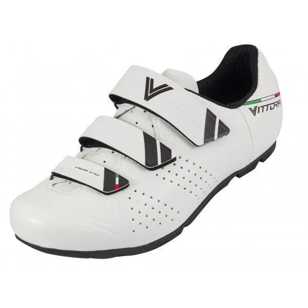 Cycling vest for technical descents-Vittoria Rapide GT Indoor Performance Shoes (White)