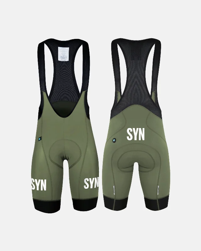 Bike shoes with adjustable lining-Syndicate Bib Short - Pesto