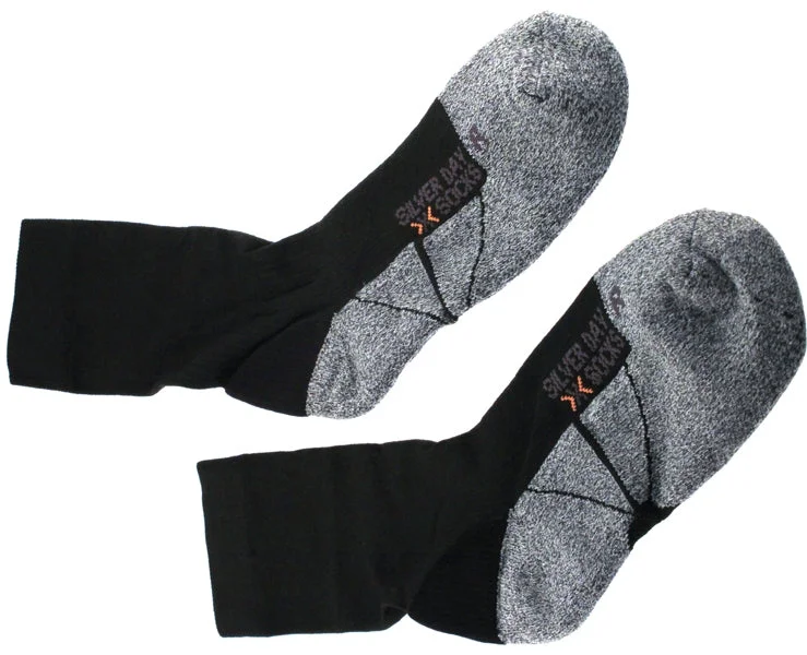 Bike gloves with adjustable weave-X-SOCKS SILVER DAY Men's Casual MSRP $34 US 3.5 - 6 EU 35 - 38 Black NEW SAMPLE