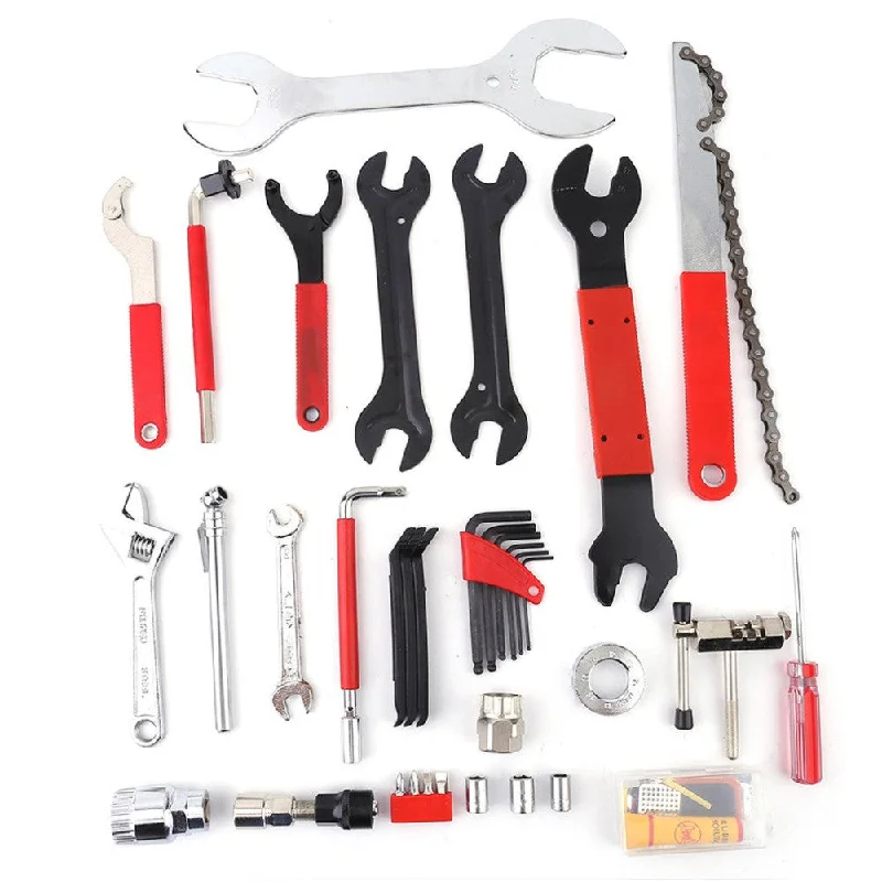 Bicycle riding socks with ergonomic fit-44pcs Bike Cycling Bicycle Maintenance Repair Hand Wrench Tool Kit Box Case