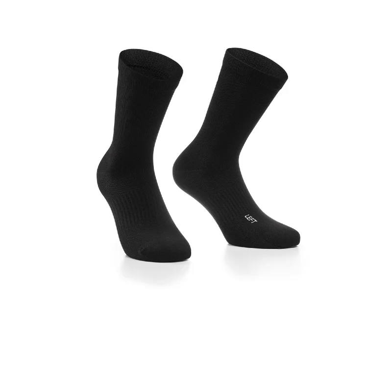 Bicycle jersey with adjustable design-Assos Essence Socks High 2-Pack