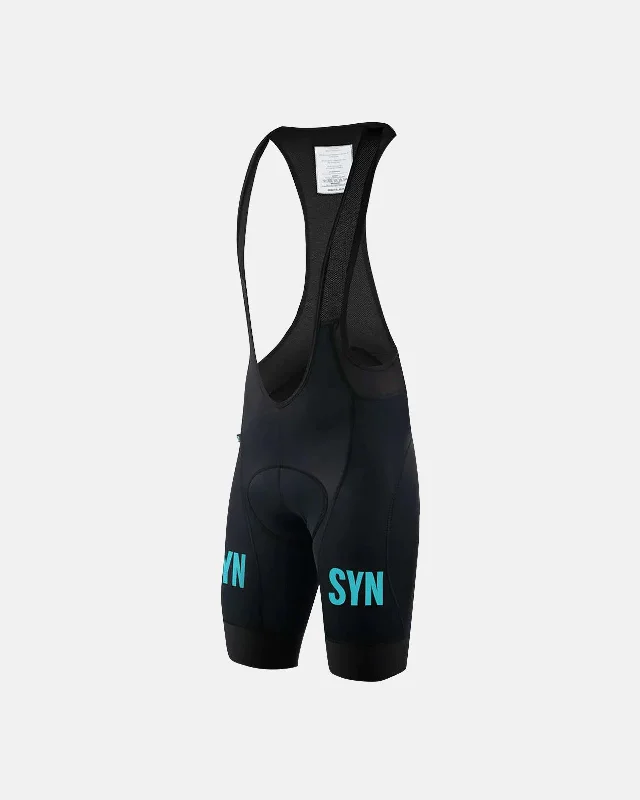 Cycling jacket with adjustable vents-Syndicate Bib Short - Black Blue