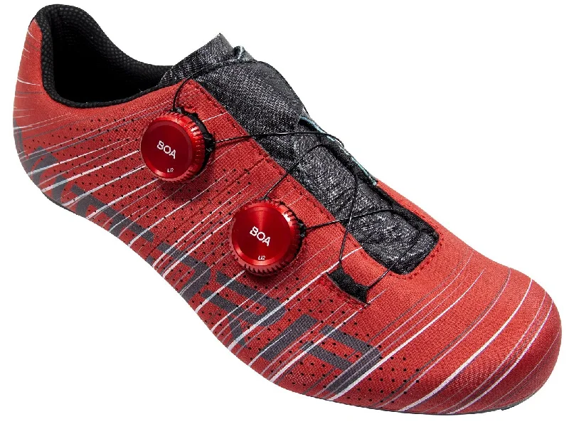 Cycling jacket with adjustable lining-Vittoria Revolve Road Cycling Shoes - Silk Red (Speedplay Sole)