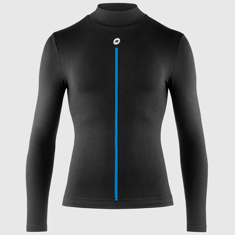 Bicycle jersey with adjustable weave-Maglia intima maniche lunghe Assos Winter LS P1 - Nero