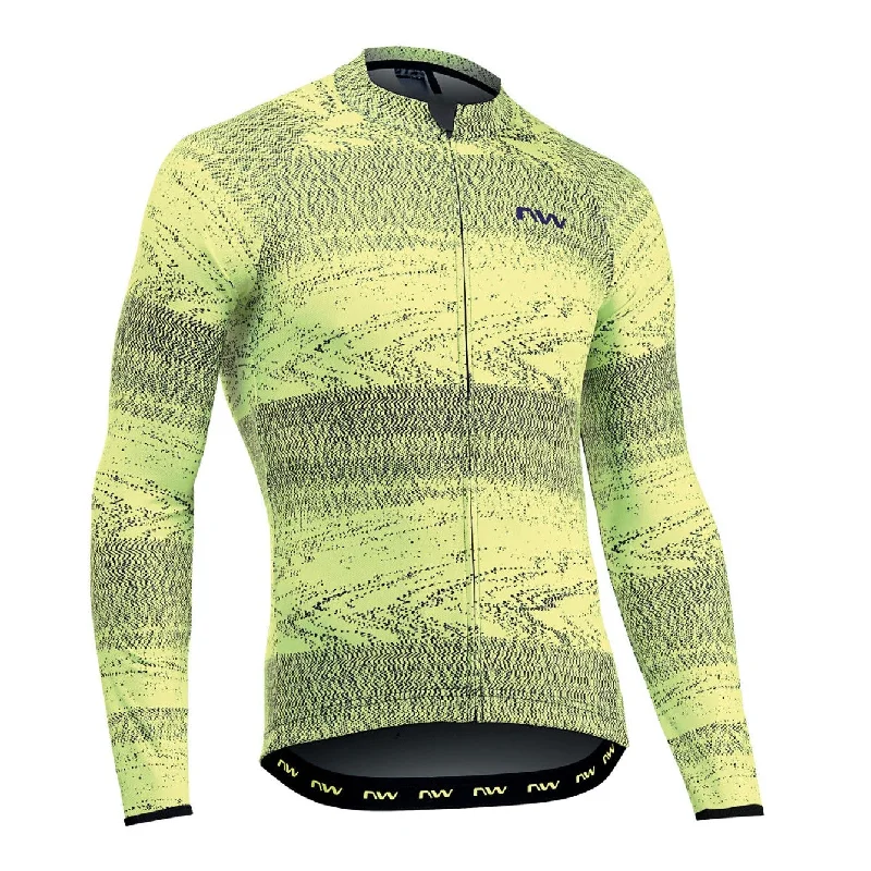 Bicycle arm sleeves with ventilated straps-Maglia maniche lunghe Northwave Blade - Giallo