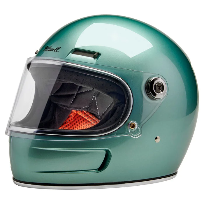 Bike shoes with adjustable padding-BILTWELL GRINGO SV ECE 22.06 HELMET - METALLIC SEAFOAM