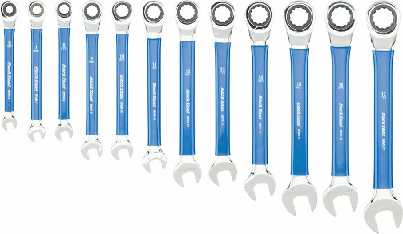 Bicycle jersey with adjustable straps-Park Tool MWR-SET RATCHETING WRENCH SET Metric Bike