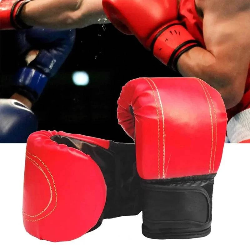 Cycling gloves with adjustable fabric-1 Pair Boxing Gloves Adults Women Men Boxing Sanda Gloves Unisex Boxing Training Exercise Leather Gloves Sports Protection Mitts