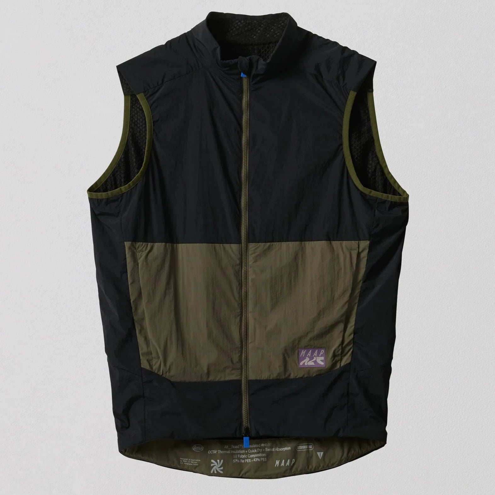 Cycling jacket for technical trails-Gilet Maap Alt_Road Insulated - Nero