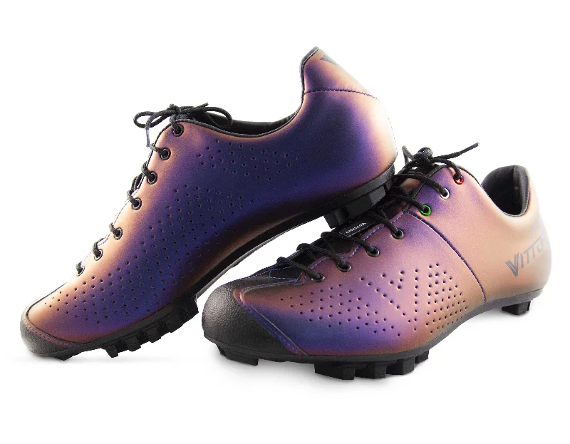 Bike shoes with adjustable design-Vittoria Tierra Gravel Cycling Shoes (Purple)