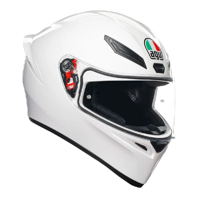 Bicycle jersey with adjustable lining-AGV K1 S HELMET - WHITE