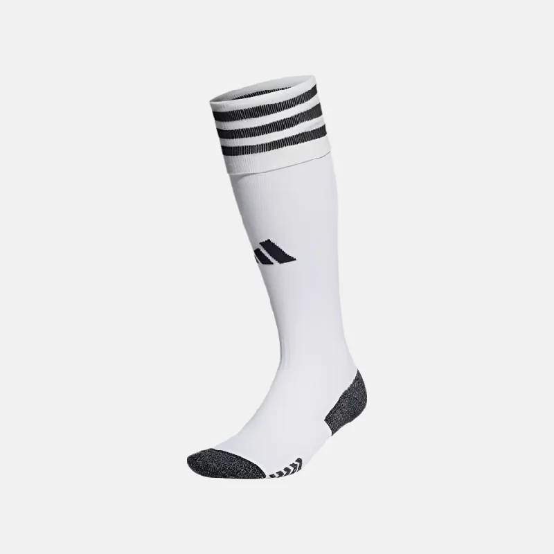 Bicycle socks with adjustable weave-Adidas Adi 23 Football Socks -White/Black