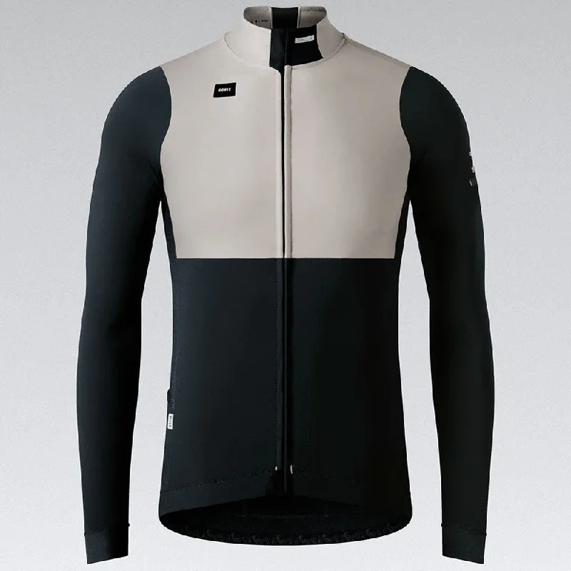 Cycling jacket with ergonomic shell-Giacca Gobik Mist 2.0 - Beige