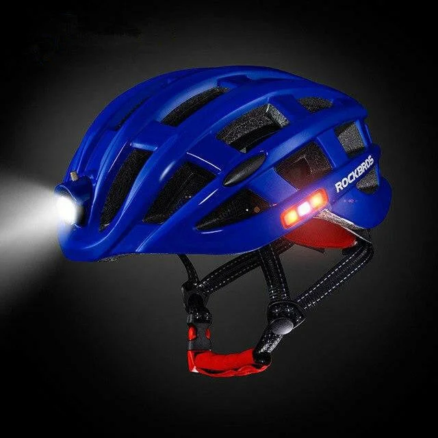 Cycling sunglasses for endurance biking-Light Cycling Helmet USB Rechargeable Bike Ultralight Helmet Intergrally-Molded Mountain Road Bicycle Mtb Helmet