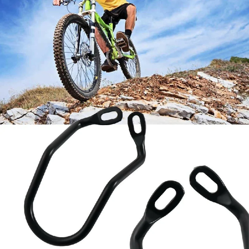 Cycling vest with adjustable straps-Mountain Bicycle Chain Gear Guard Protector Bike Rear Derailleur Hanger Frame Double Wings Hole Arched Bracket Rack Cycling Part