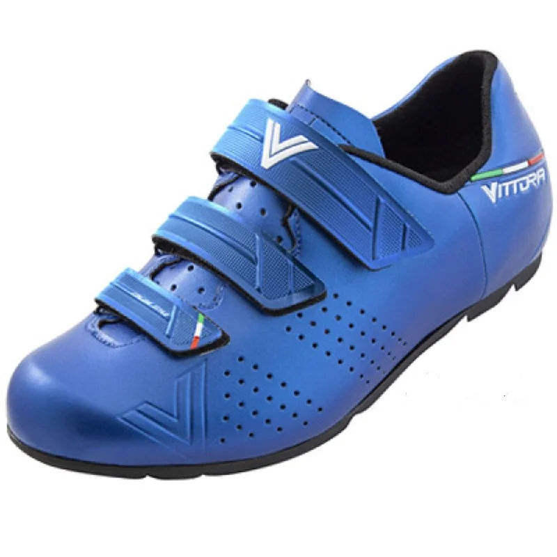 Cycling rain pants with adjustable design-Vittoria Rapide GT Indoor Performance Shoes (Blue)