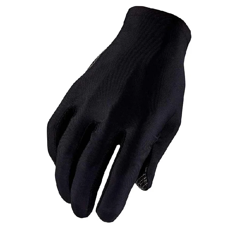 Cycling vest for technical trails-Supacaz SupaG Long Full Finger Gloves Blackout S Pair