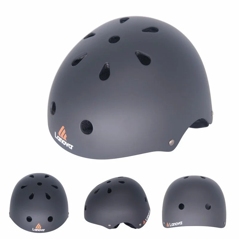 Bike helmet with adjustable fabric-Extreme Sports Skating Helmet Bicycle BMX MTB Cycling Climbing Helmet for Scooter Roller Inline Skate Skateboard Child