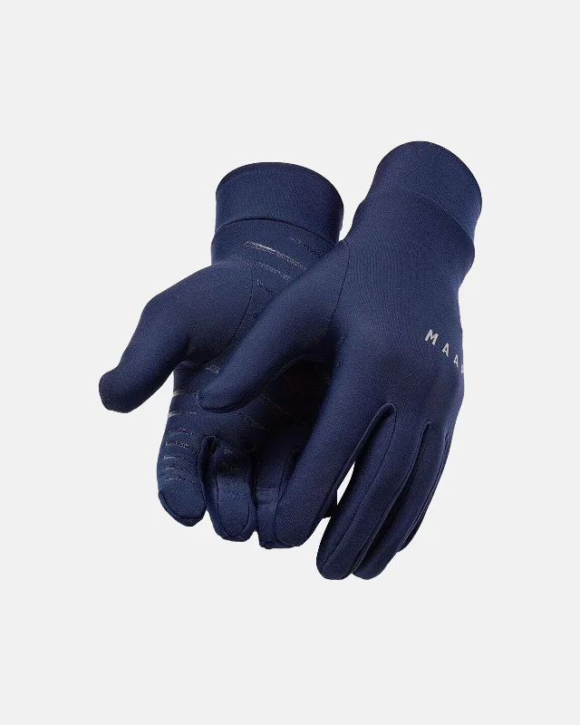 Cycling rain pants with adjustable straps-| Base Glove - Navy