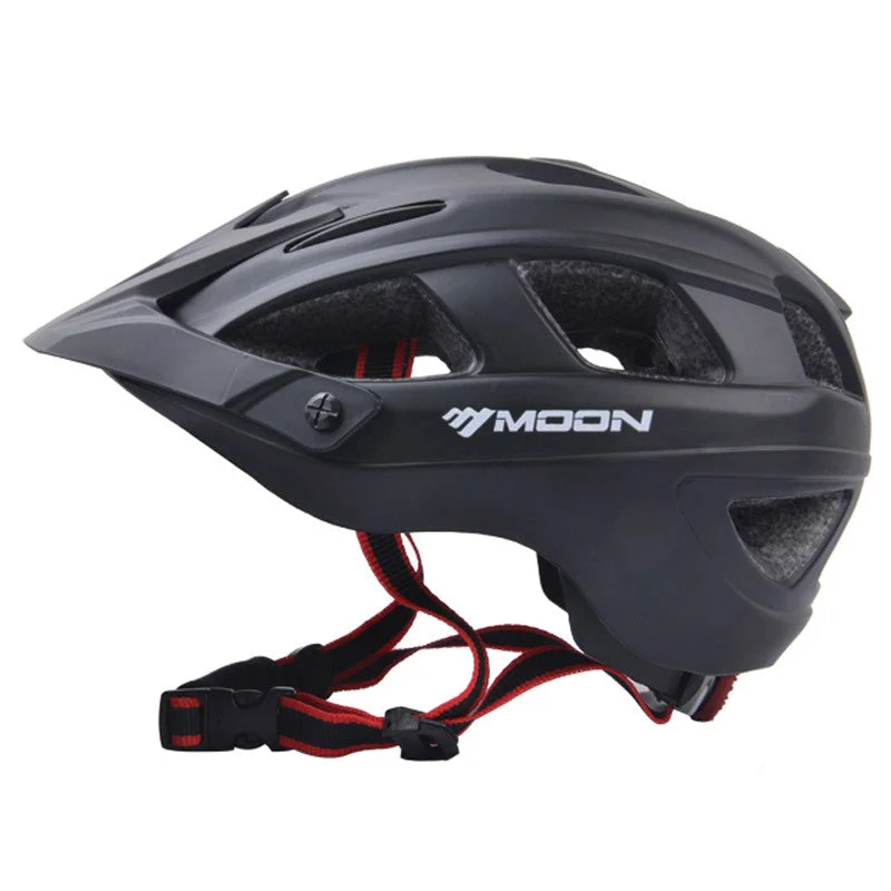 Bike helmet with adjustable lining-MOON Bicycle Helmet Ultralight Cycling Helmet Casco Ciclismo Integrally-molded Bike Helmet Road Mountain MTB Helmet