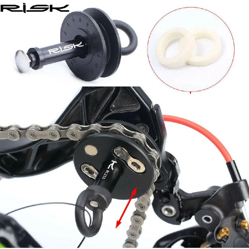 Bicycle socks with adjustable lining-Bike Chain Clean Keeper Tool With Quick Release Lever For Barrel/12mm Bucket Shaft Frame Bicycle Chain Washing Holder