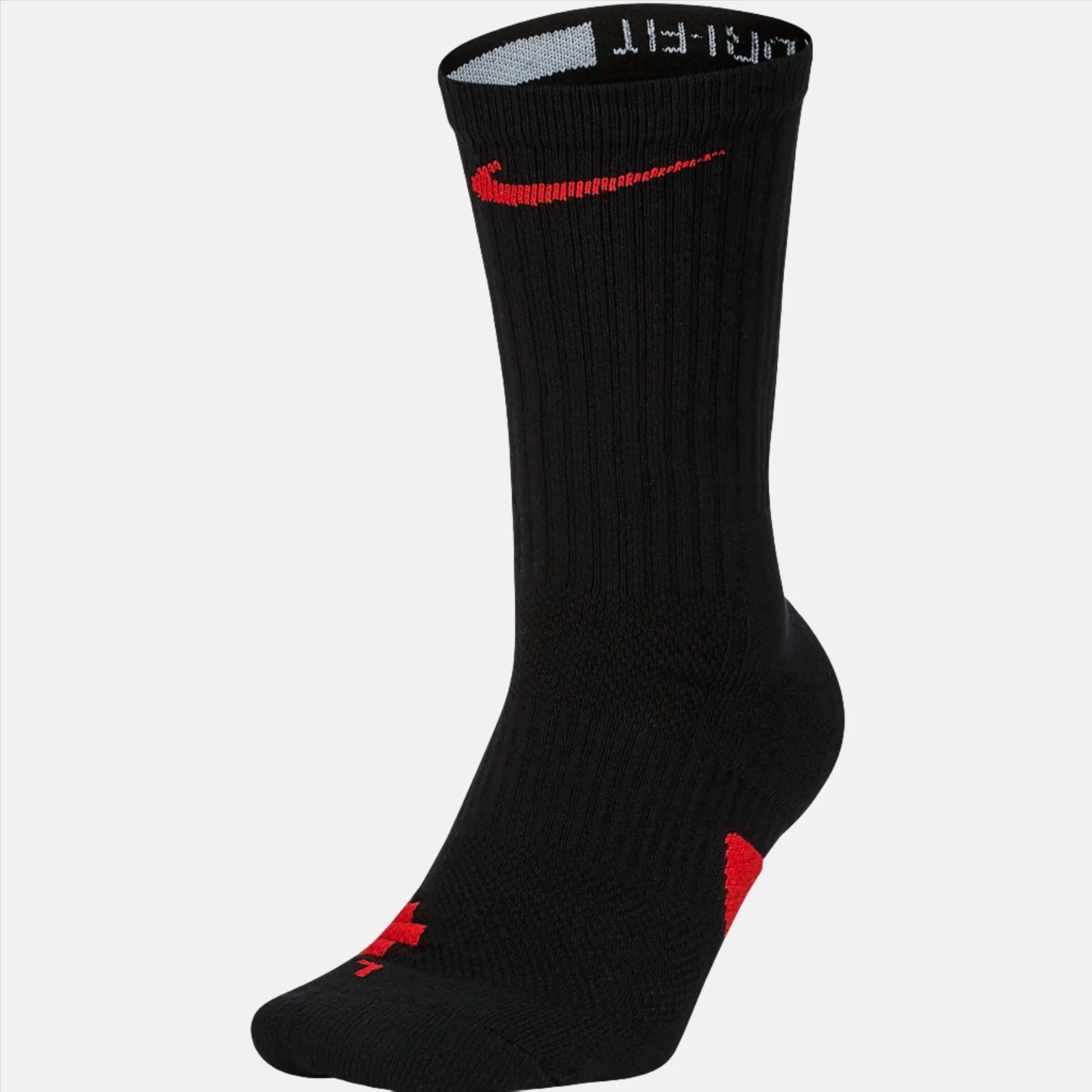 Cycling vest with adjustable fabric-Nike Elite Basketball Crew Socks - Black/University Red/University Red