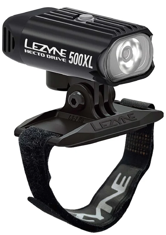 Bike riding goggles with ventilated frame-Lezyne Hecto Drive 500XL Helmet Mounted Cycle Light